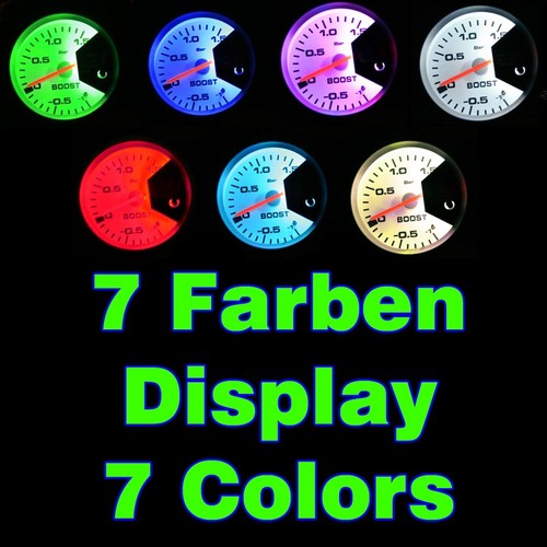 Vakuum anzeige 7 farben - anzeige,