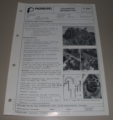 Technische information - technische,