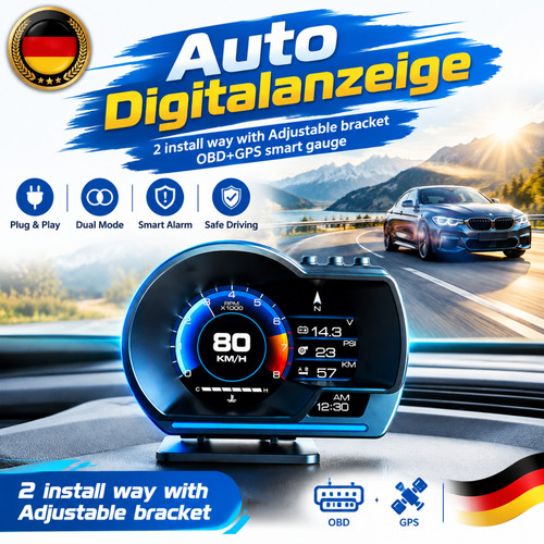 Head display hud - head-up-display, gps
